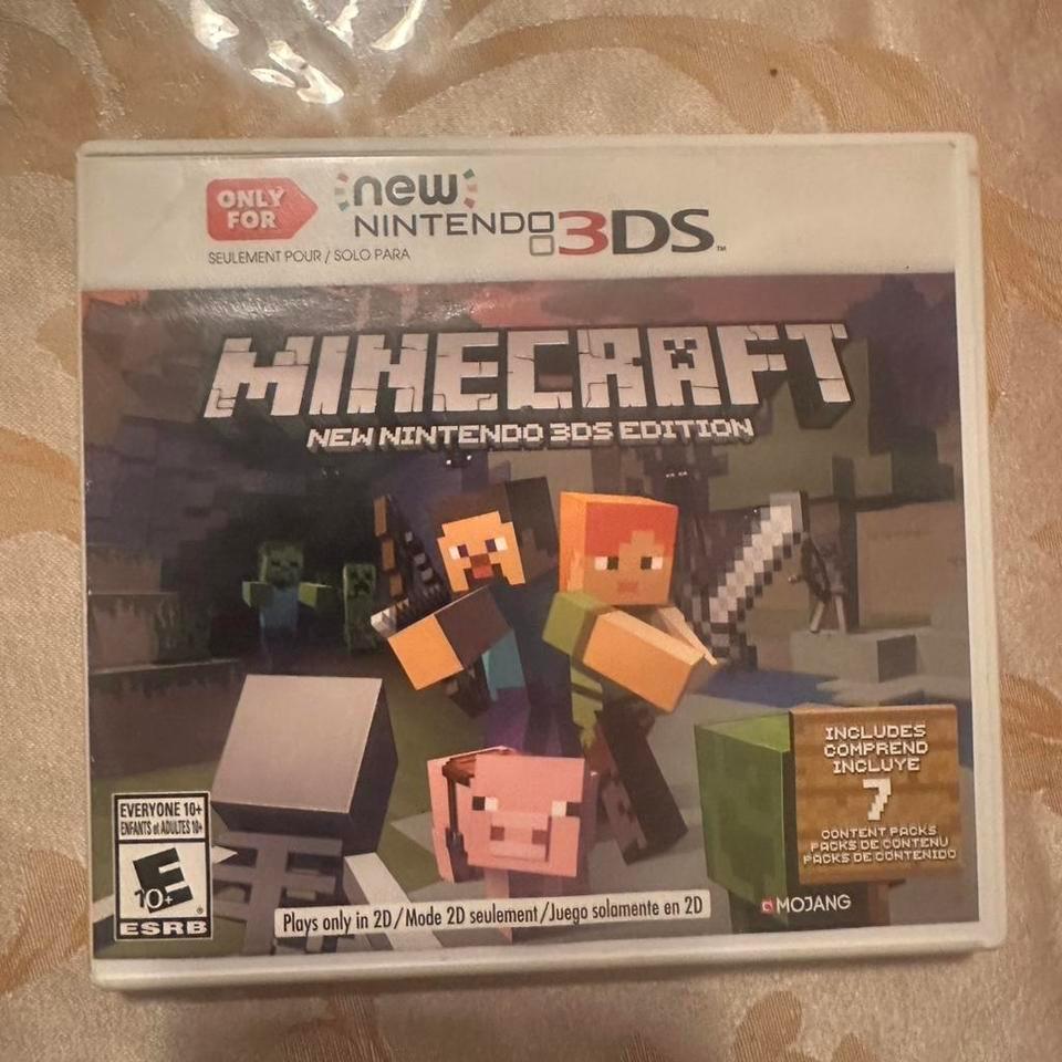 Minecraft 3ds Nintendo Game Nintendo Fb15
