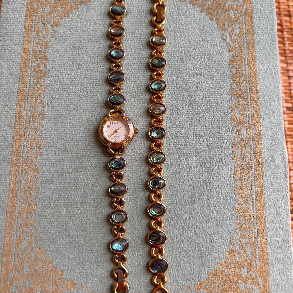 Beautiful Vintage Ladies Avon Abalone F67e 5