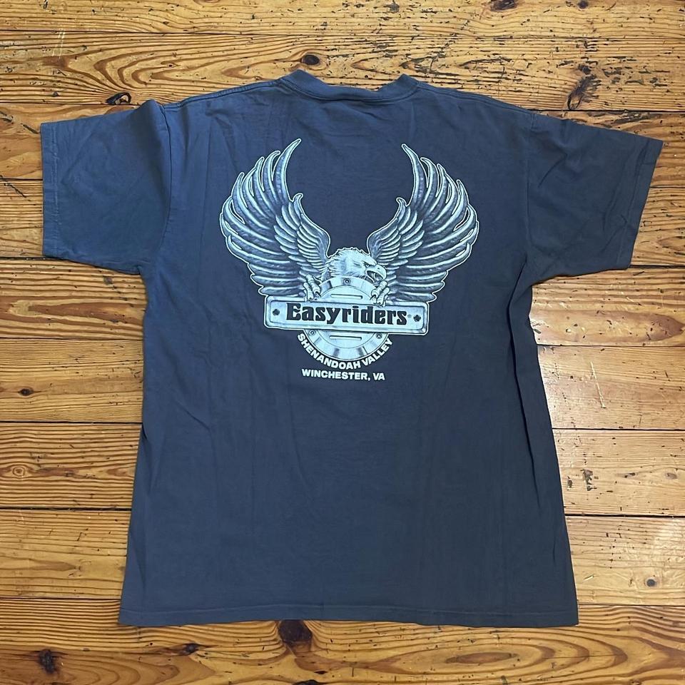 Vintage Easyriders Tshirt With Wolf 6a56 5