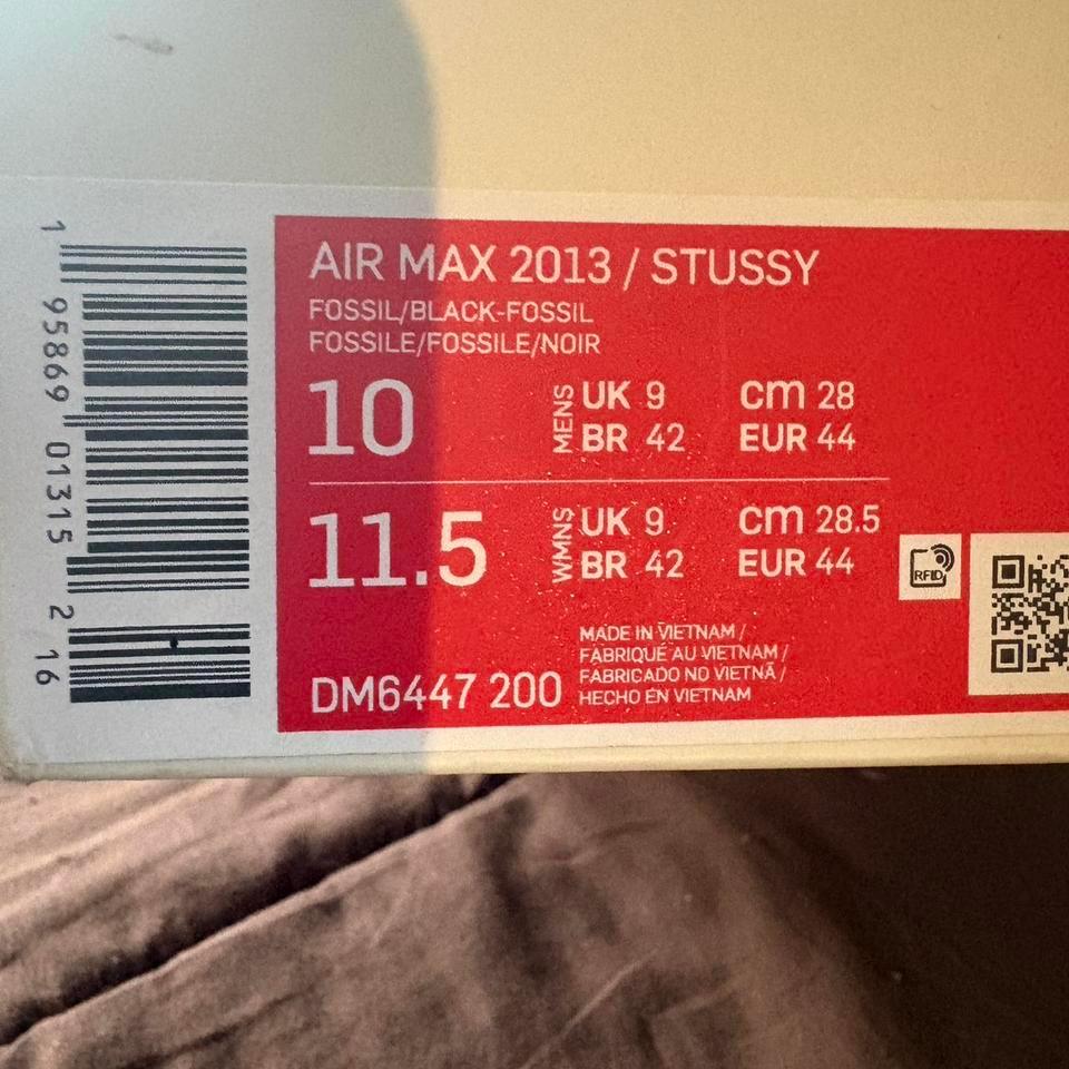 Stussy Air Max Size 10 6