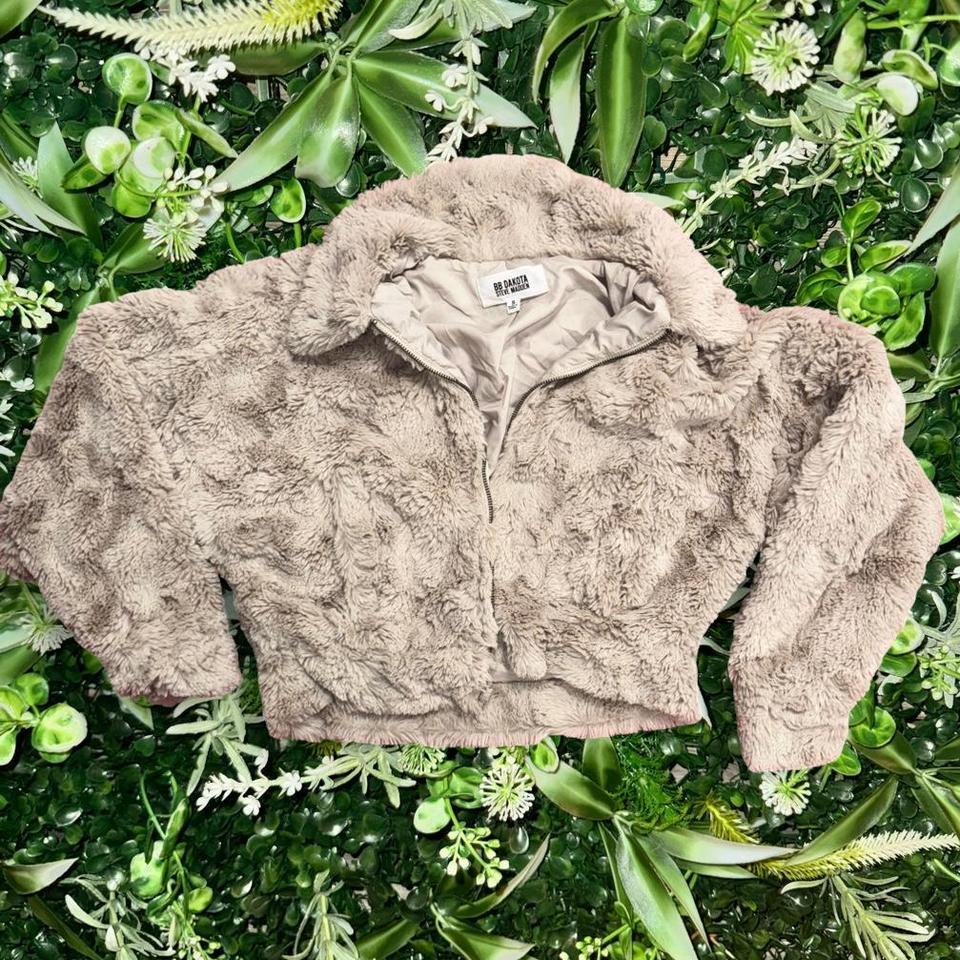 Steve Madden Cream Faux Fur