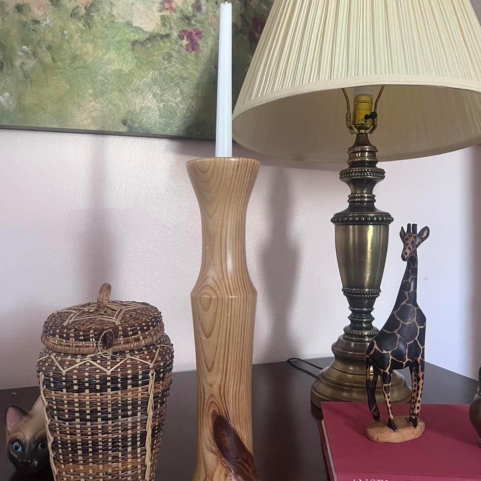Hand Turned Wood Extra Tall 3