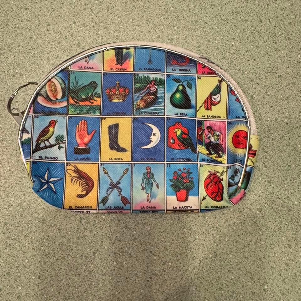 Multicoloured Loteria Coin Purse Loteria 2987 2