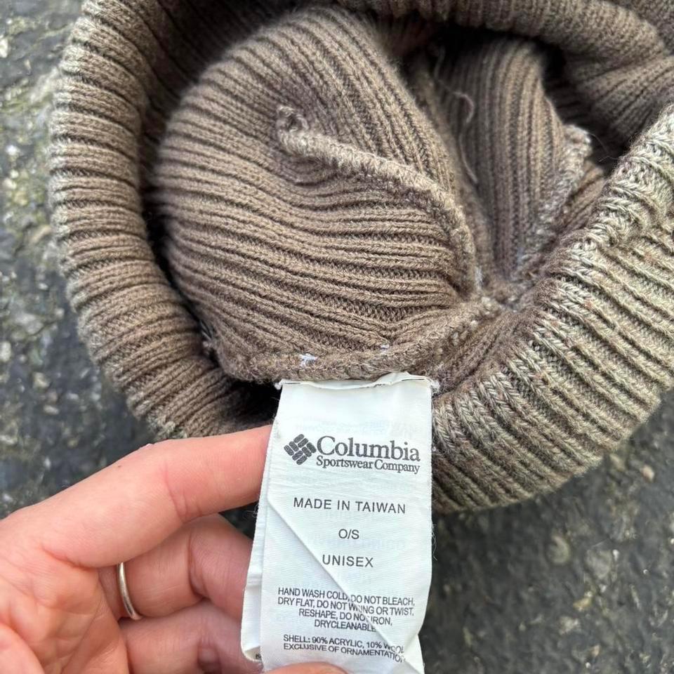 Light Brown Y2k Brimmed Beanie A28c 6