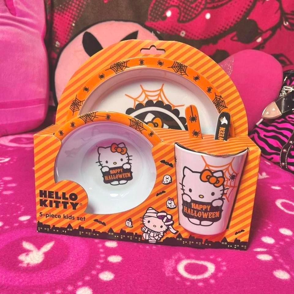Nib Hello Kitty Halloween Spiderweb A76d