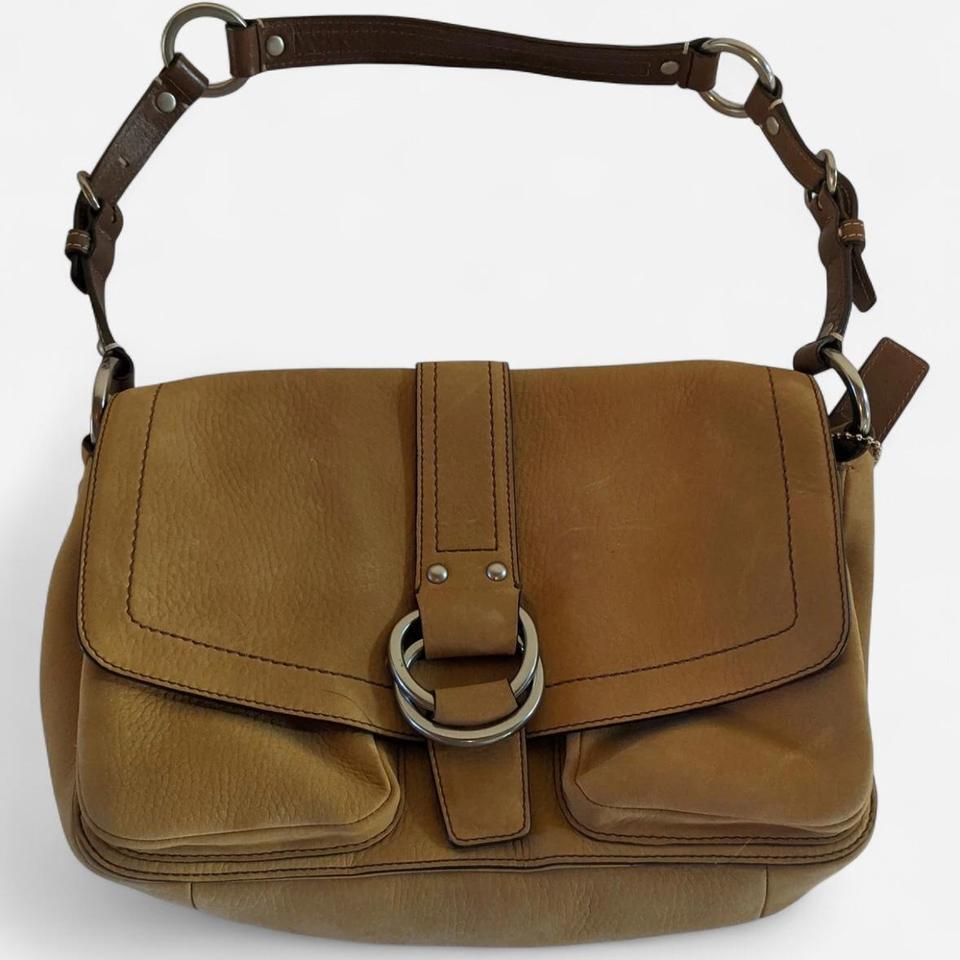 Vintage Coach Brown Leather Shoulder 33c4