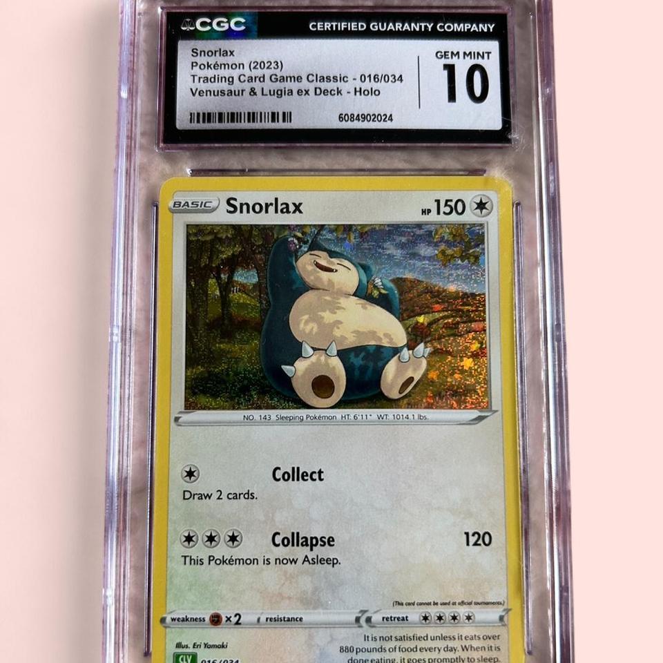 Snorlax 016034 Pokemon Holo Gem