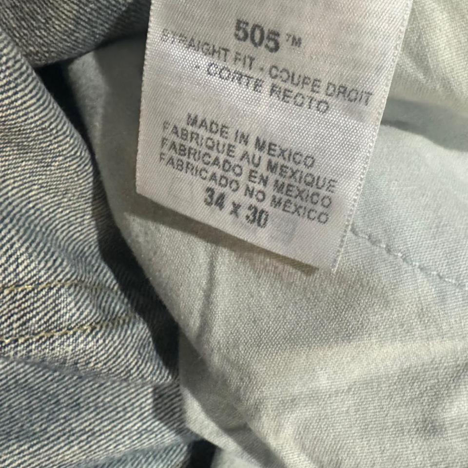 Vintage Y2k Levis 505 Faded 5a20 5