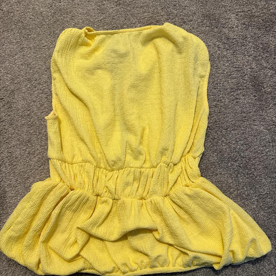 Light Yellow Low Cut Tank Dd84 3