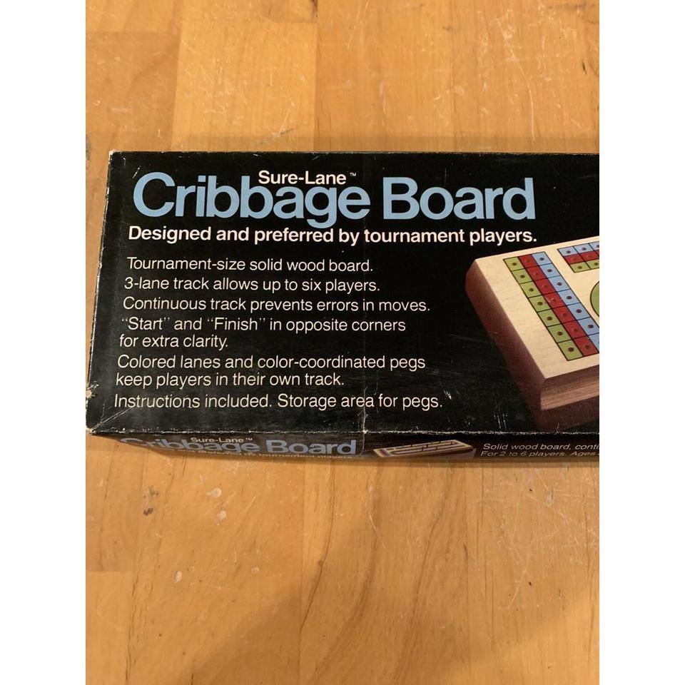 Vintage 1983 Cribbage Board 7