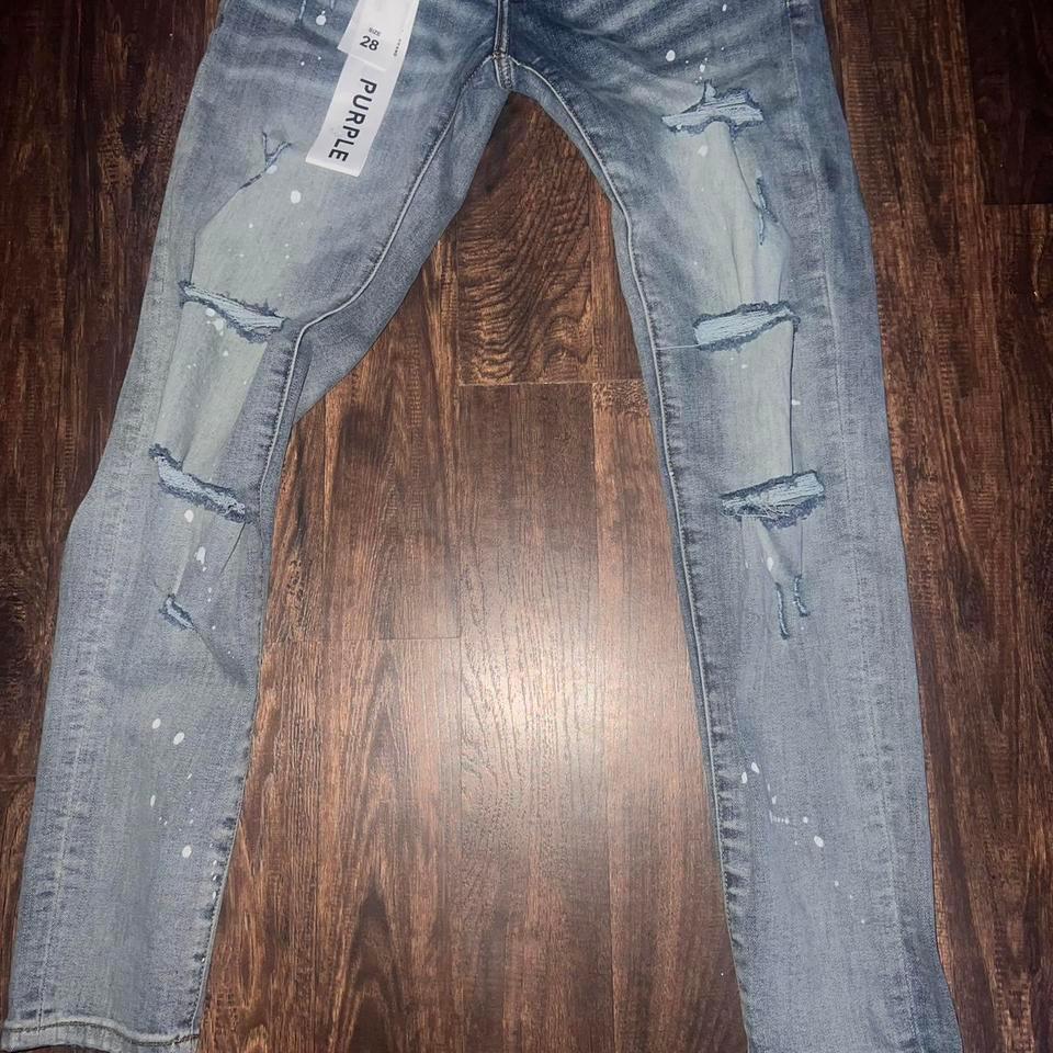 Purple Brand Blue Jeans With 4796