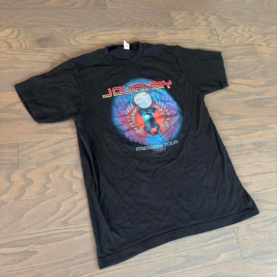 Journey Black Tour T Shirt Size 5463