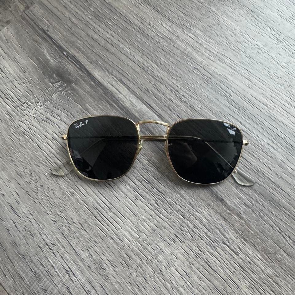 Ray Ban Hexagonal Sunglasses In Gold 627b 6