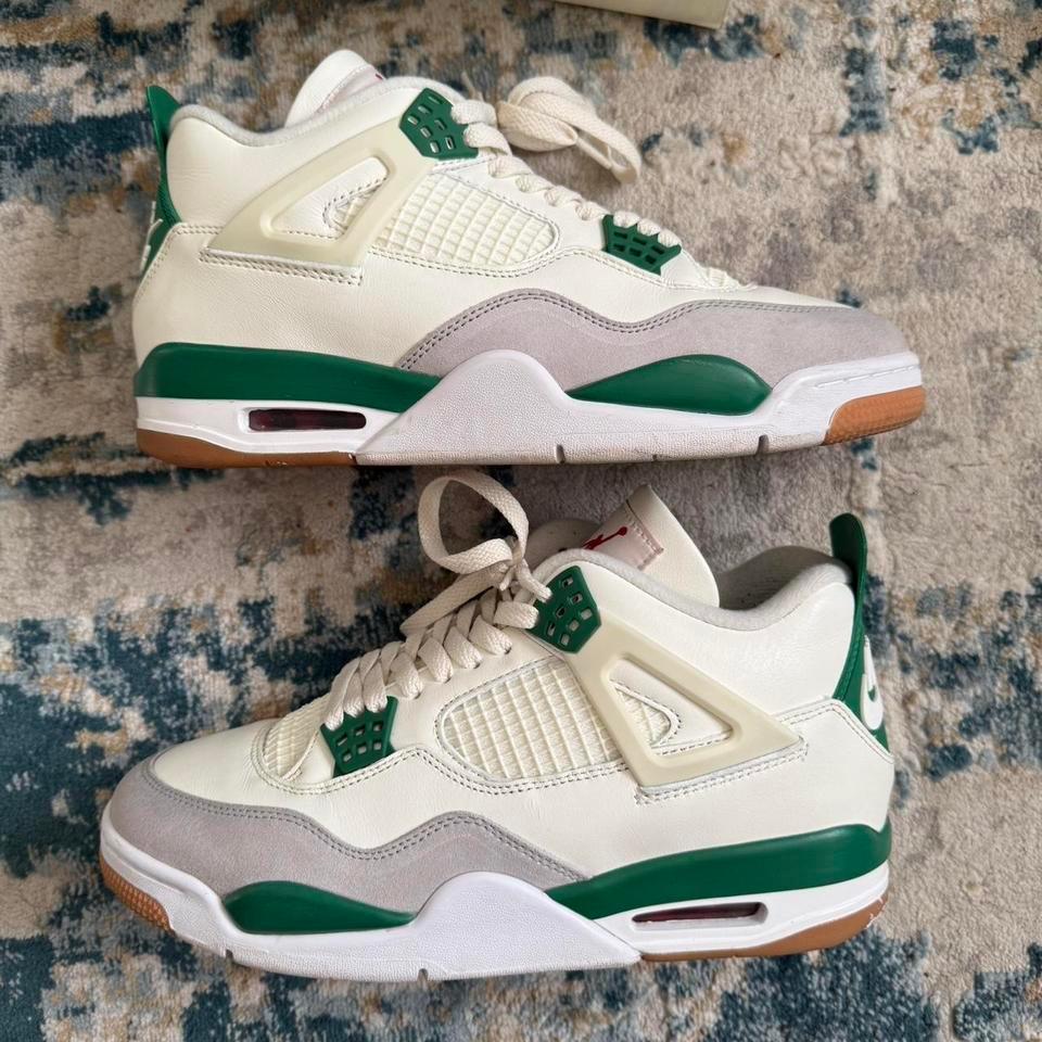 Jordan 4 White Trainers Size 4eac 3