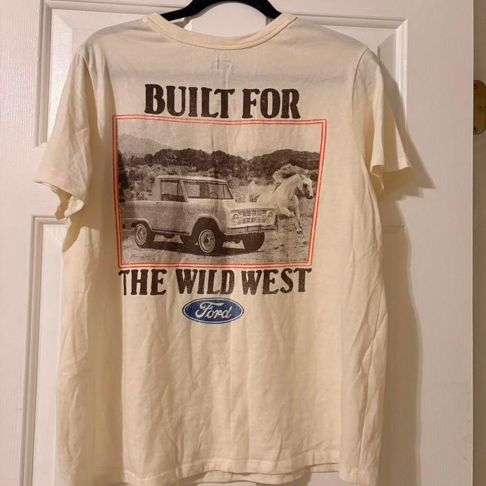 Ford Mustang White Ivory T Shirt Eaf9 3
