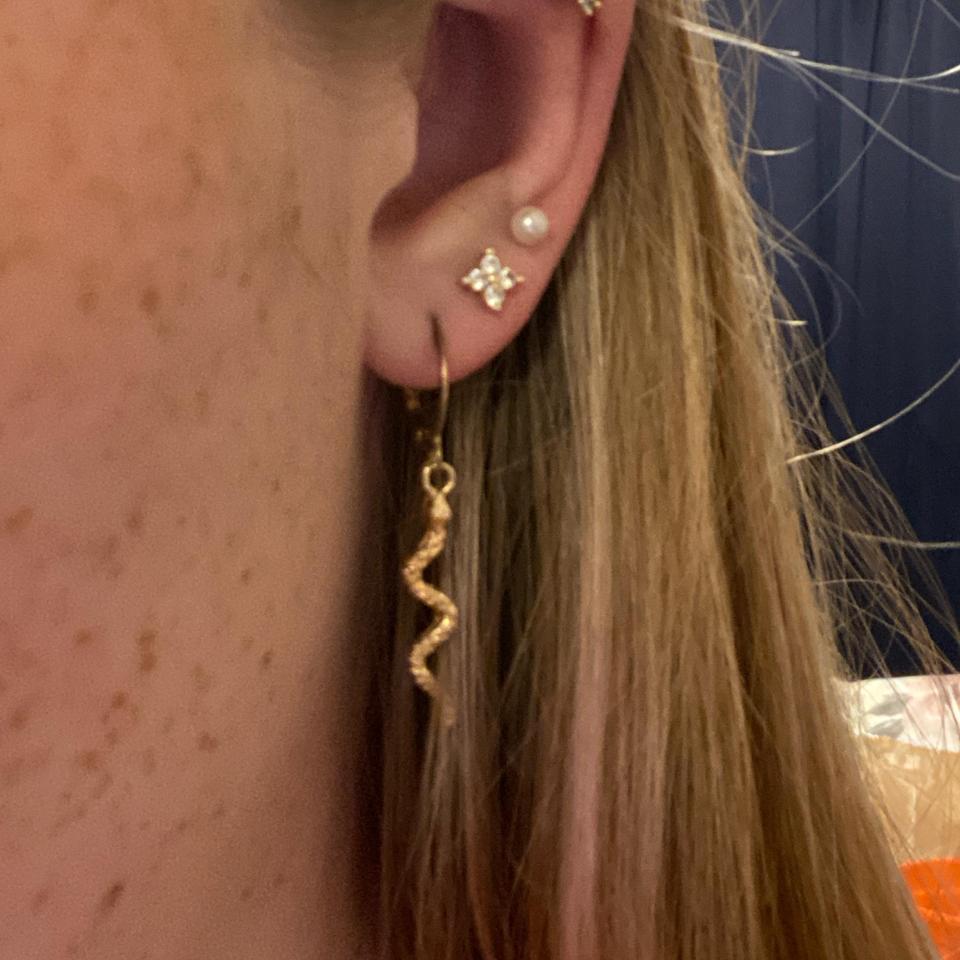 Gold Snake Earrings Snake Earrings 2
