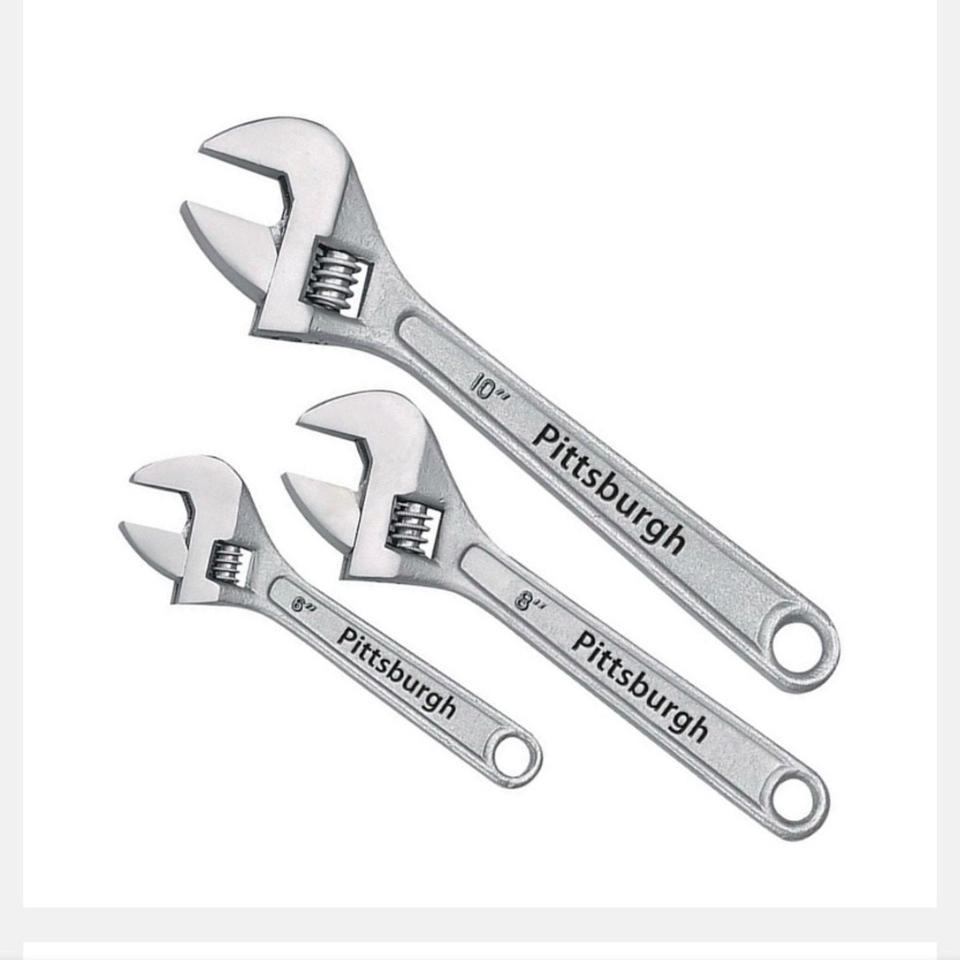 Pittsburgh Adjustable Wrench Set 3 5