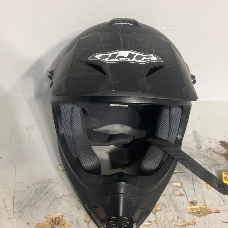Black Full Face Motorcycle Helmet A07d