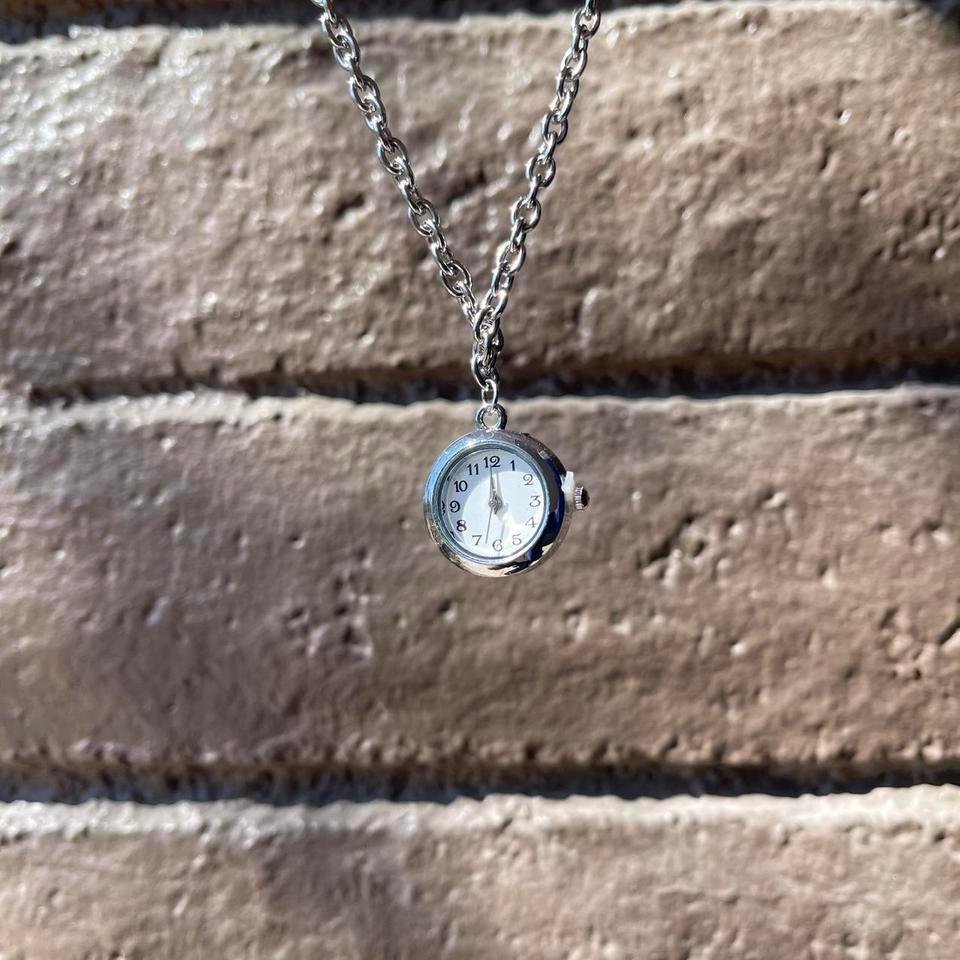 Y2k Silver Chain Necklacechoker W 4bd9 5