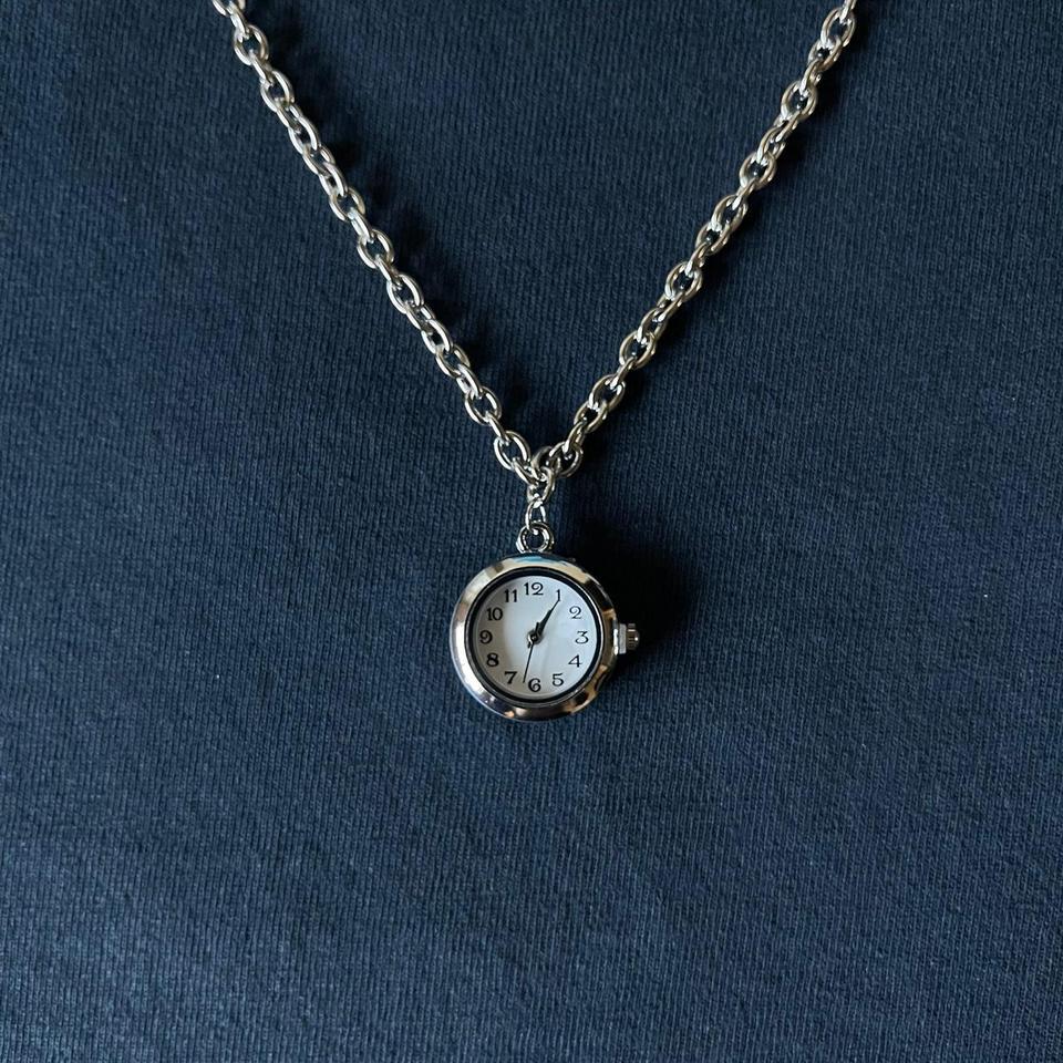 Y2k Silver Chain Necklacechoker W 4bd9 8