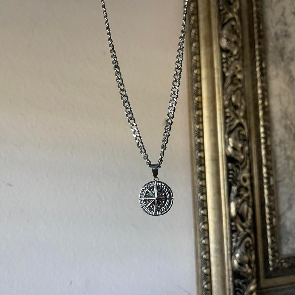 Y2k Cuban Style Necklace W 7254 8