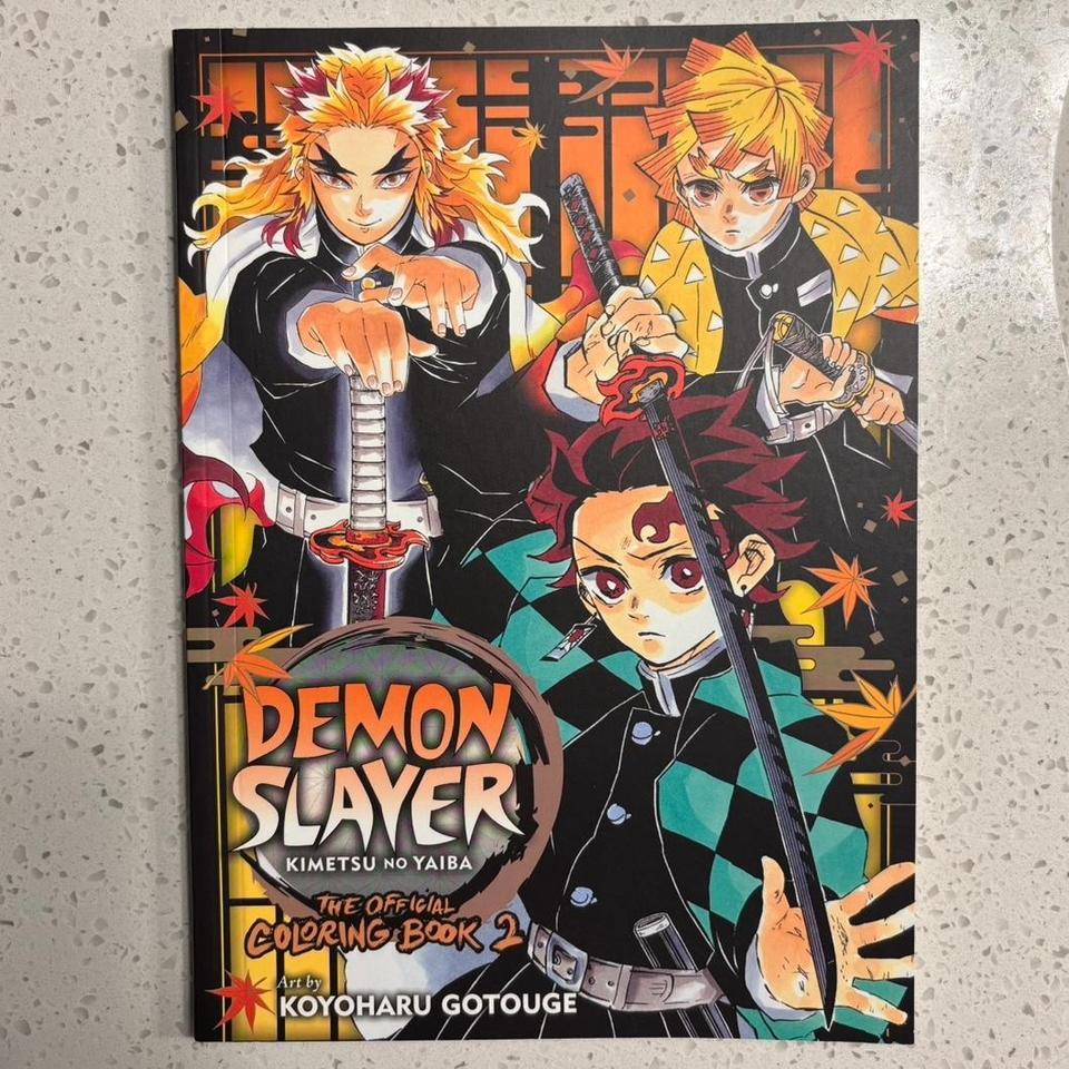 Demon Slayer Used Coloring Book