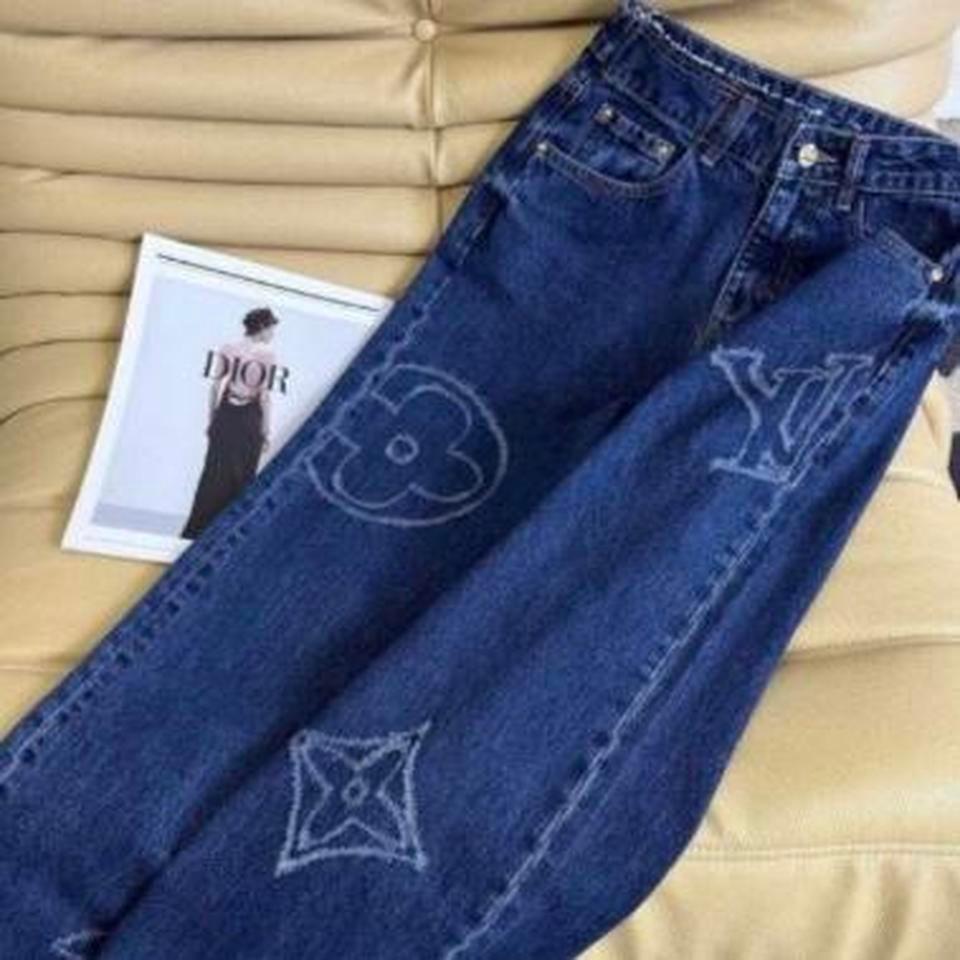 Louis Vuitton Blue Denim Jeans Ce45