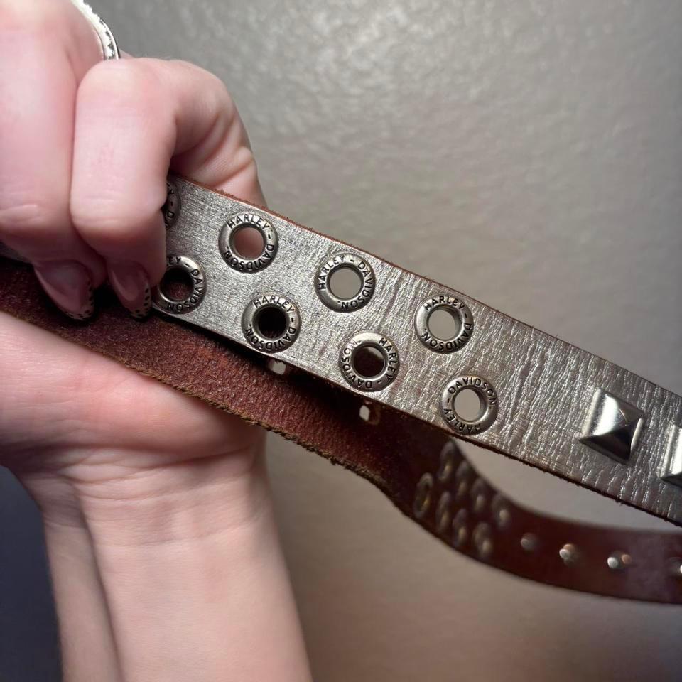 Silver Harley Davidson Belt 385 A093 3