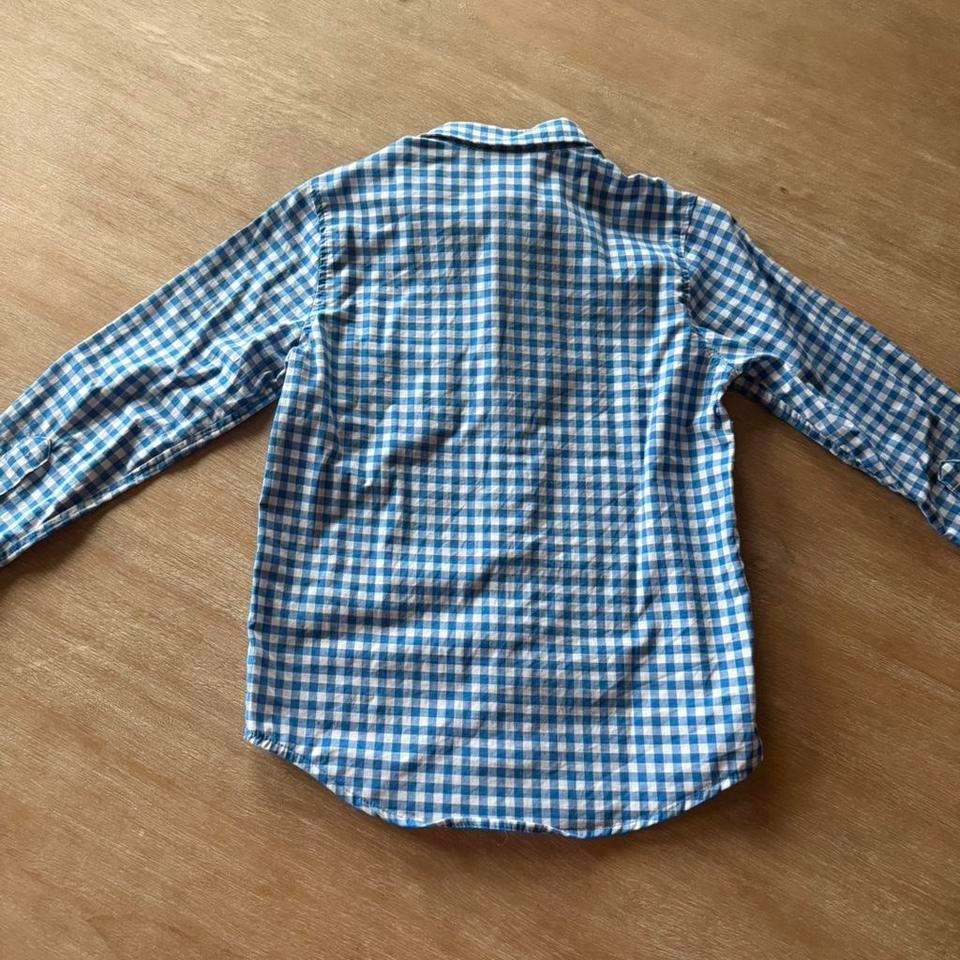 Youth Boys Gingham Size Small 3544 4
