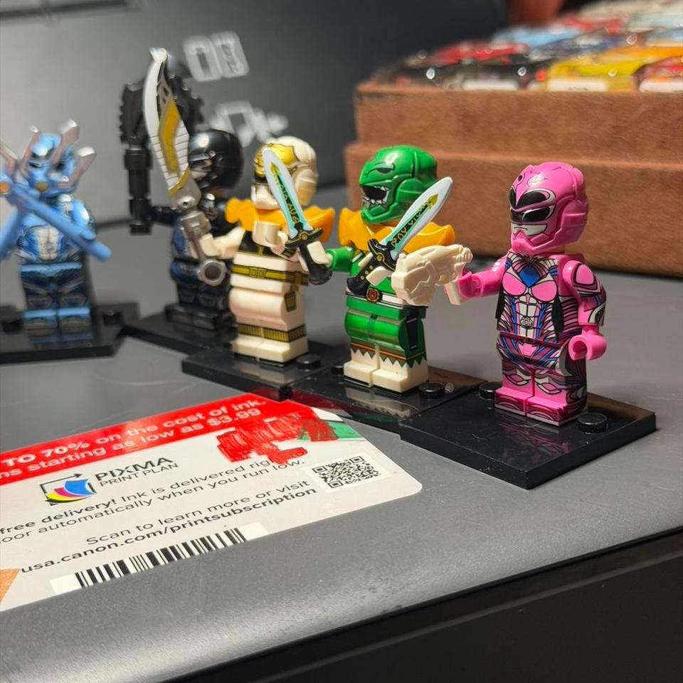 Custom Lego Power Rangers Minifigures 3cb6 3
