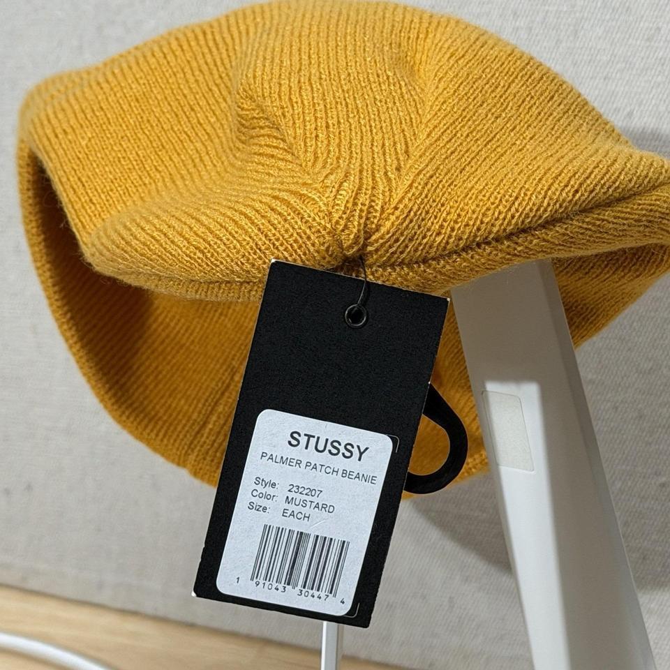 Stussy Palmer Patch Beanie Mustard B723 6