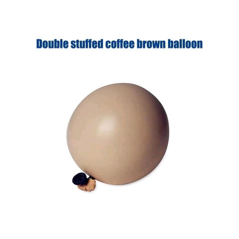 Balloon Garland Kit Brown Macaroon C62b 3