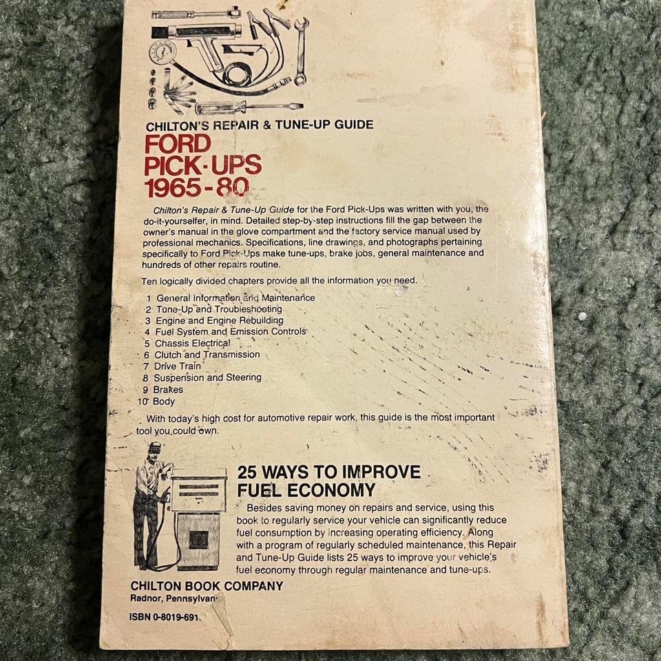 Chiltons Repair Tune Up Guide Af19 2