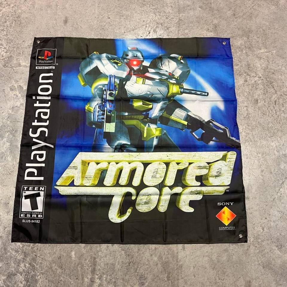 Armored Core Custom Wall Flag