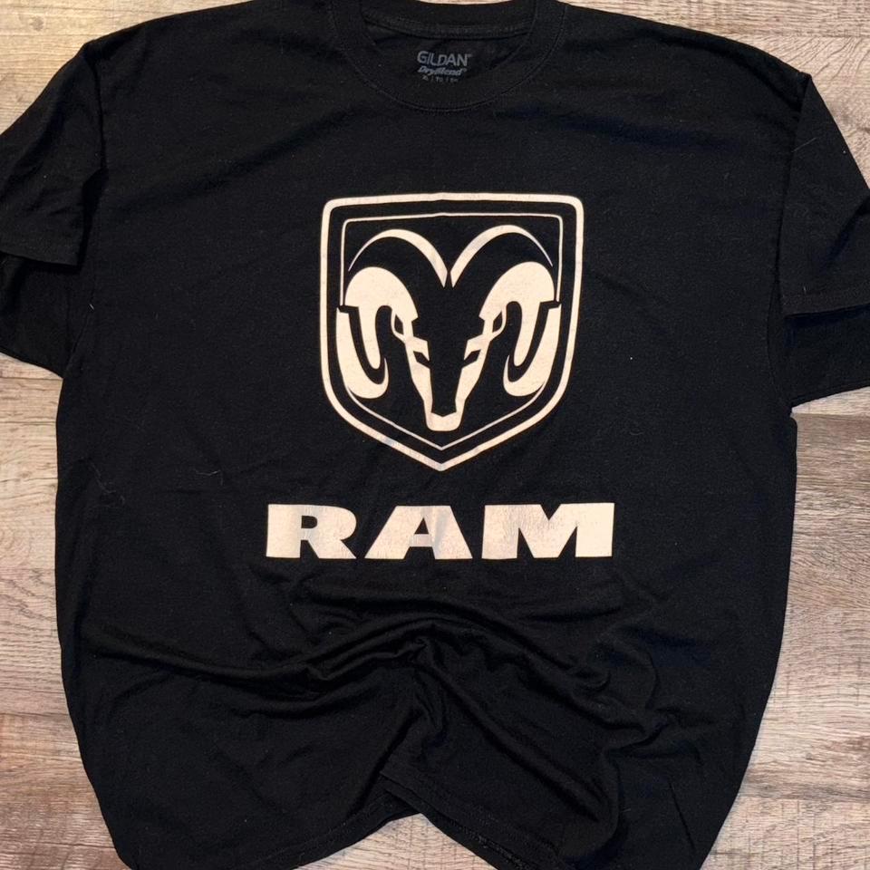 Dodge Ram Black T Shirt Size