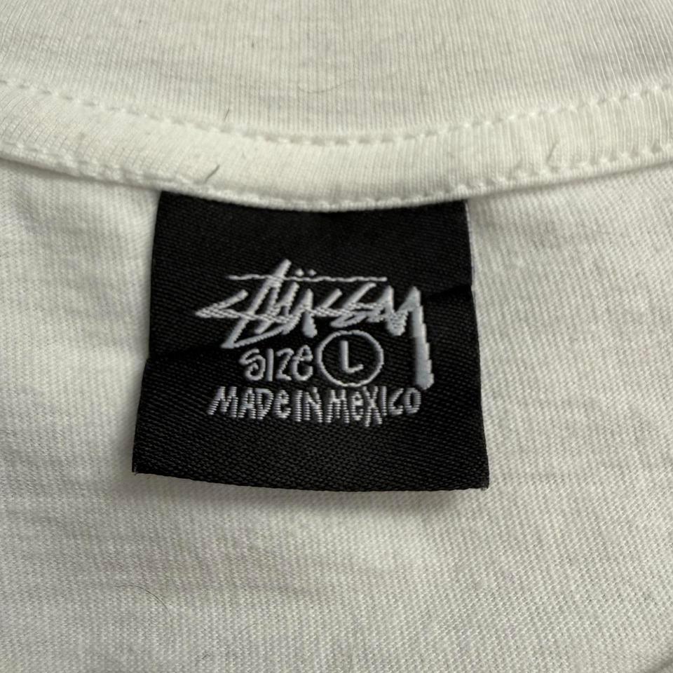 Vintage Stussy White Tee With 5bfd 3