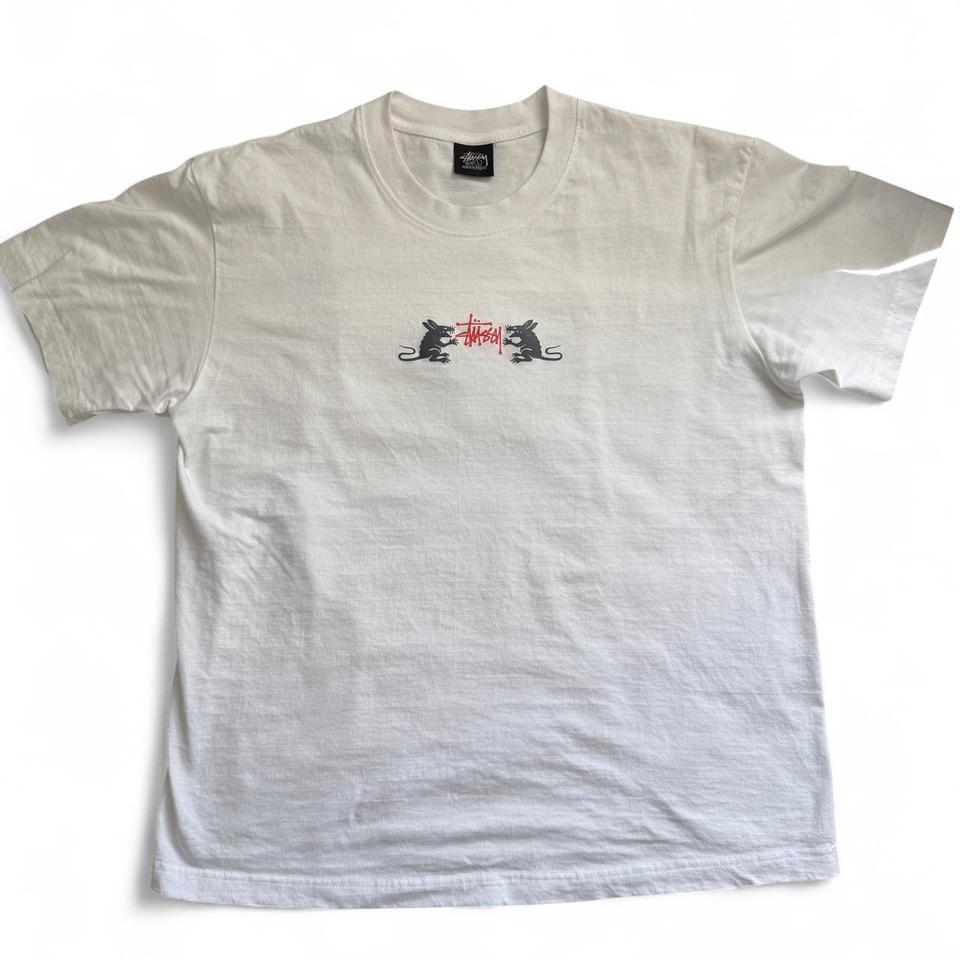 Vintage Stussy White Tee With 5bfd