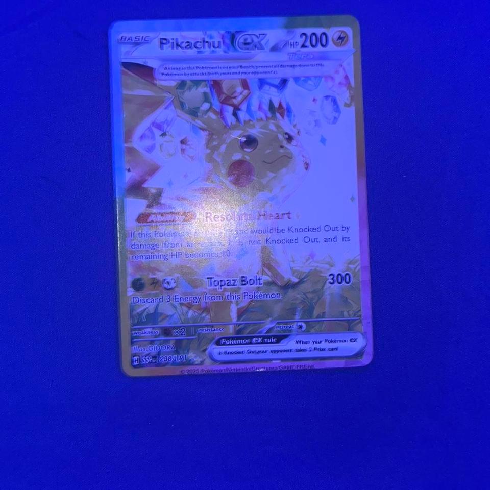 Pikachu Ex 239201 Pokemon Card 3c37