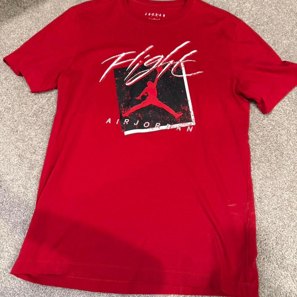 Red Jordan Flight Tee Basketball 22ac