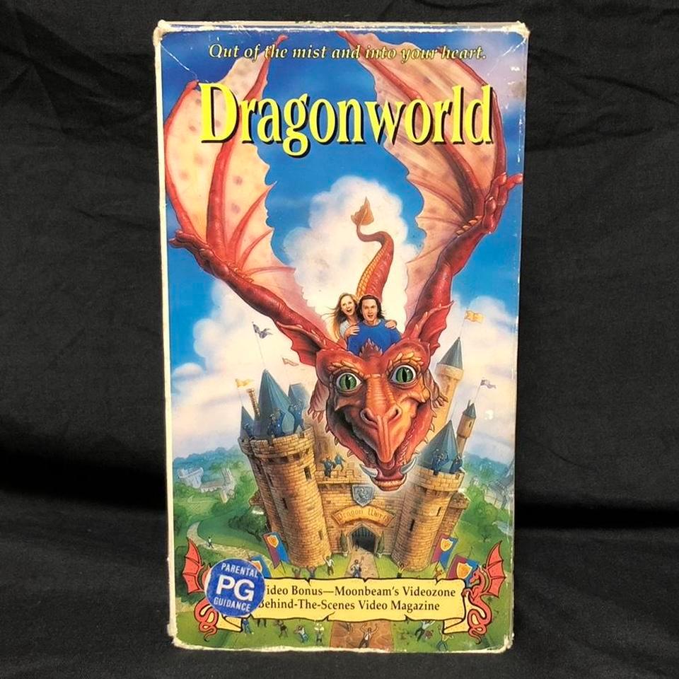 Dragonworld Vhs Tape Deep 7e20