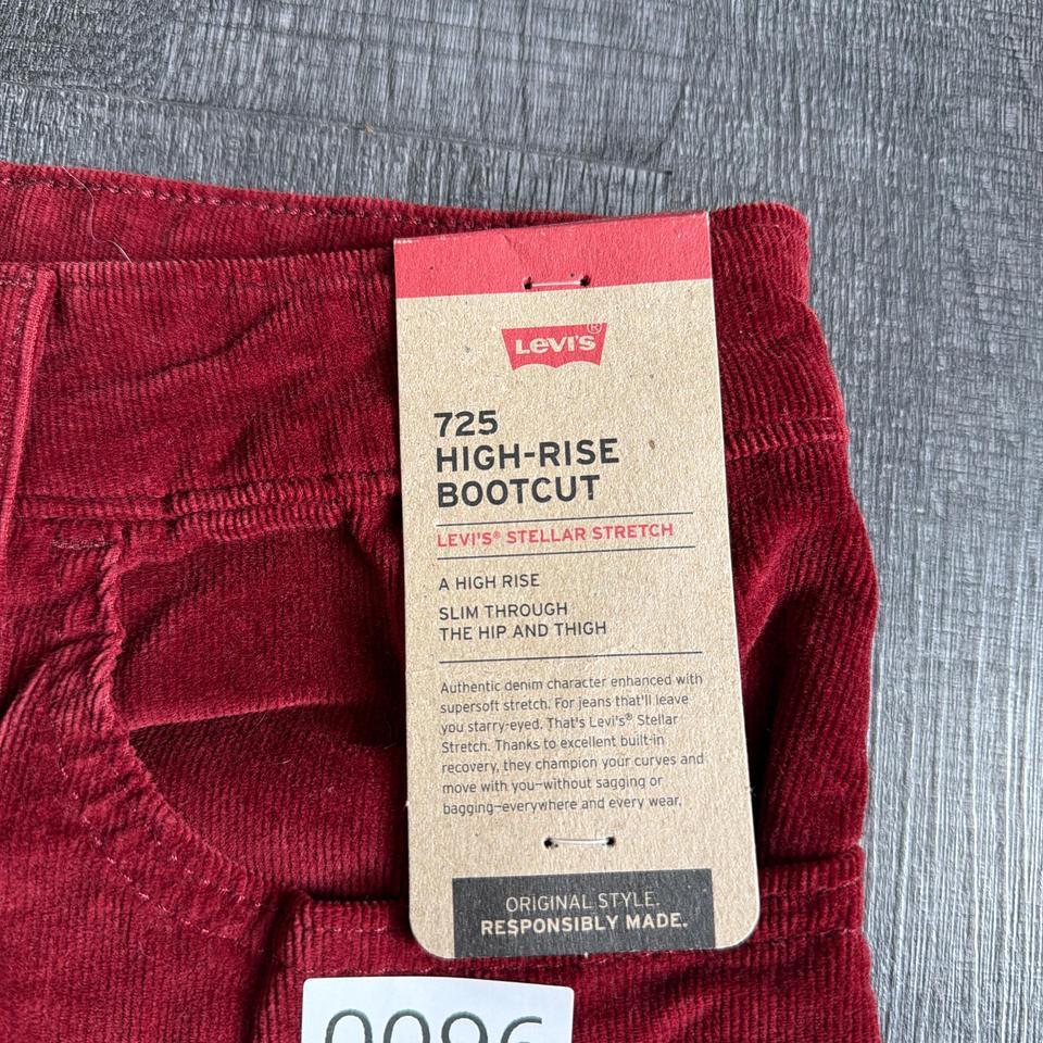 Nwt Brick Red Corduroy Flare 6c60 3