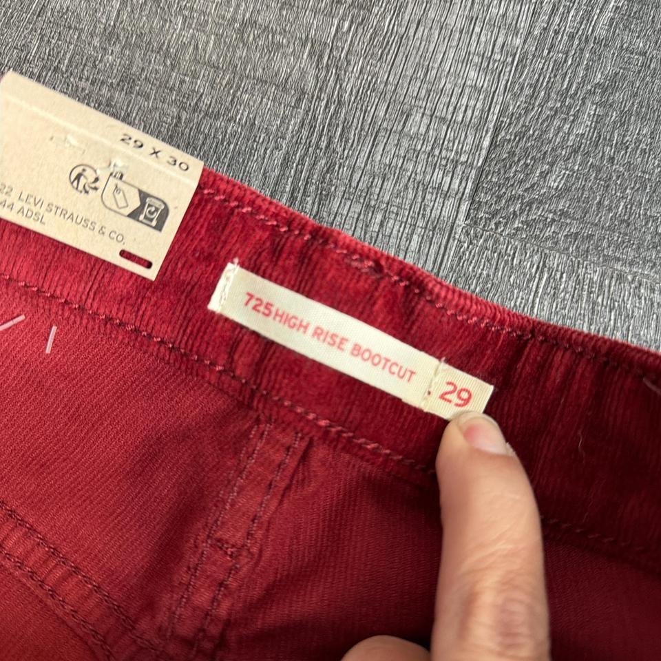 Nwt Brick Red Corduroy Flare 6c60 4