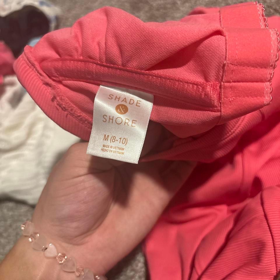 Coral Strapless One Piece Swimsuit 7fd0 3