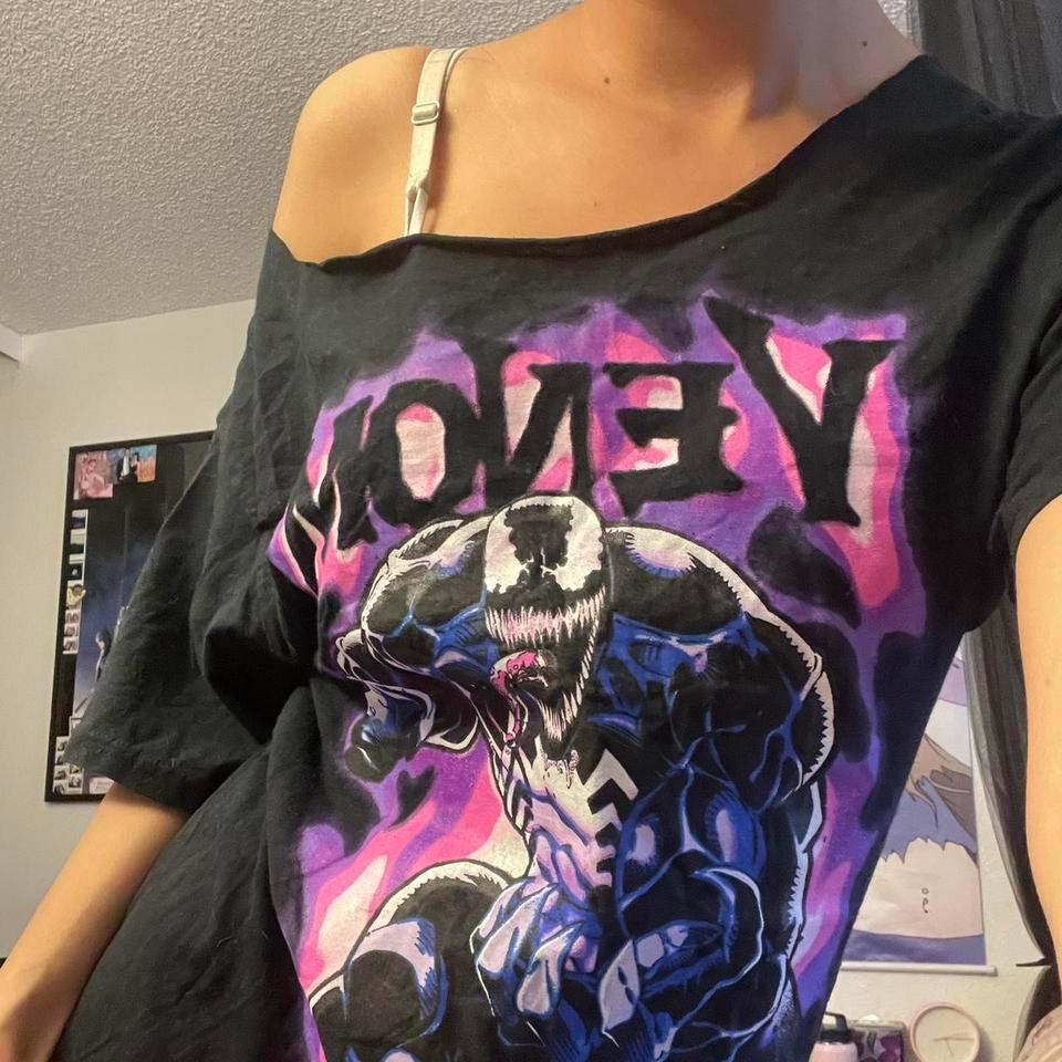 Black Venom Marvel Graphic Tee 89cd