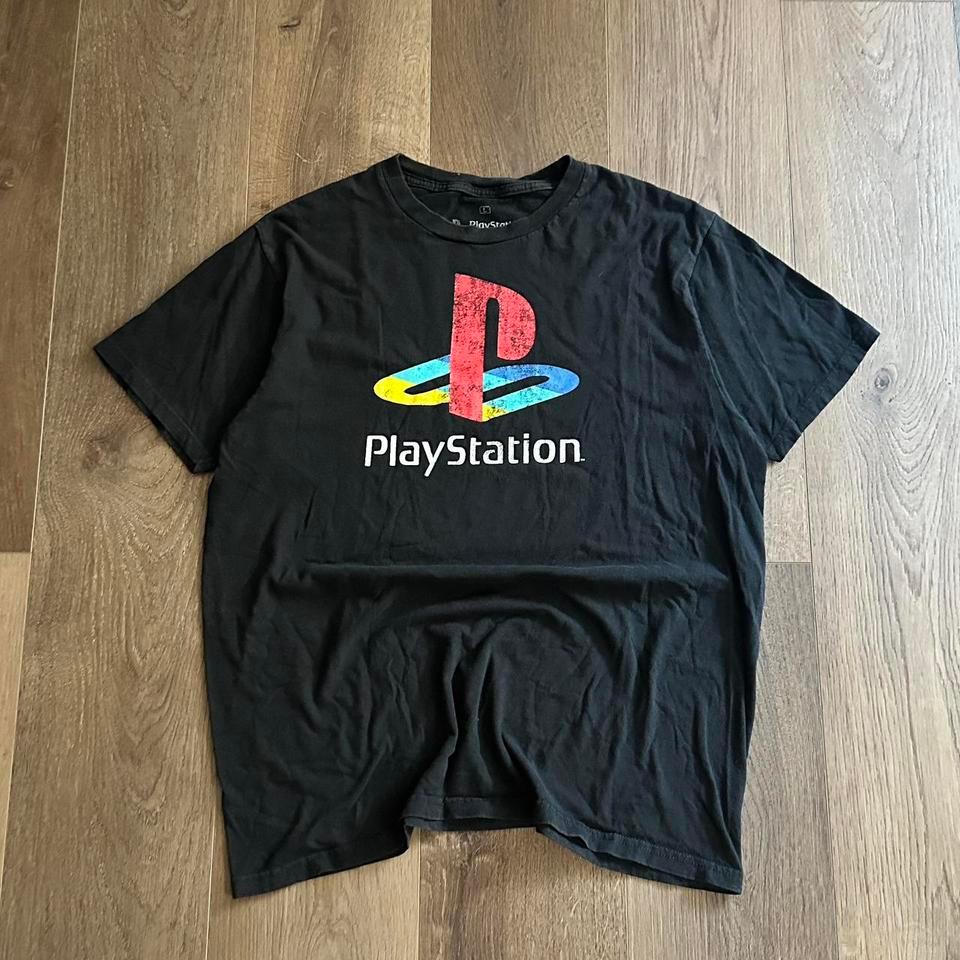 Vintage Playstation Print Graphic Tshirt