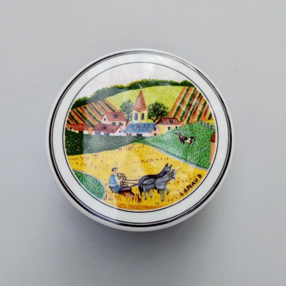 Vintage Porcelain Trinket Box By