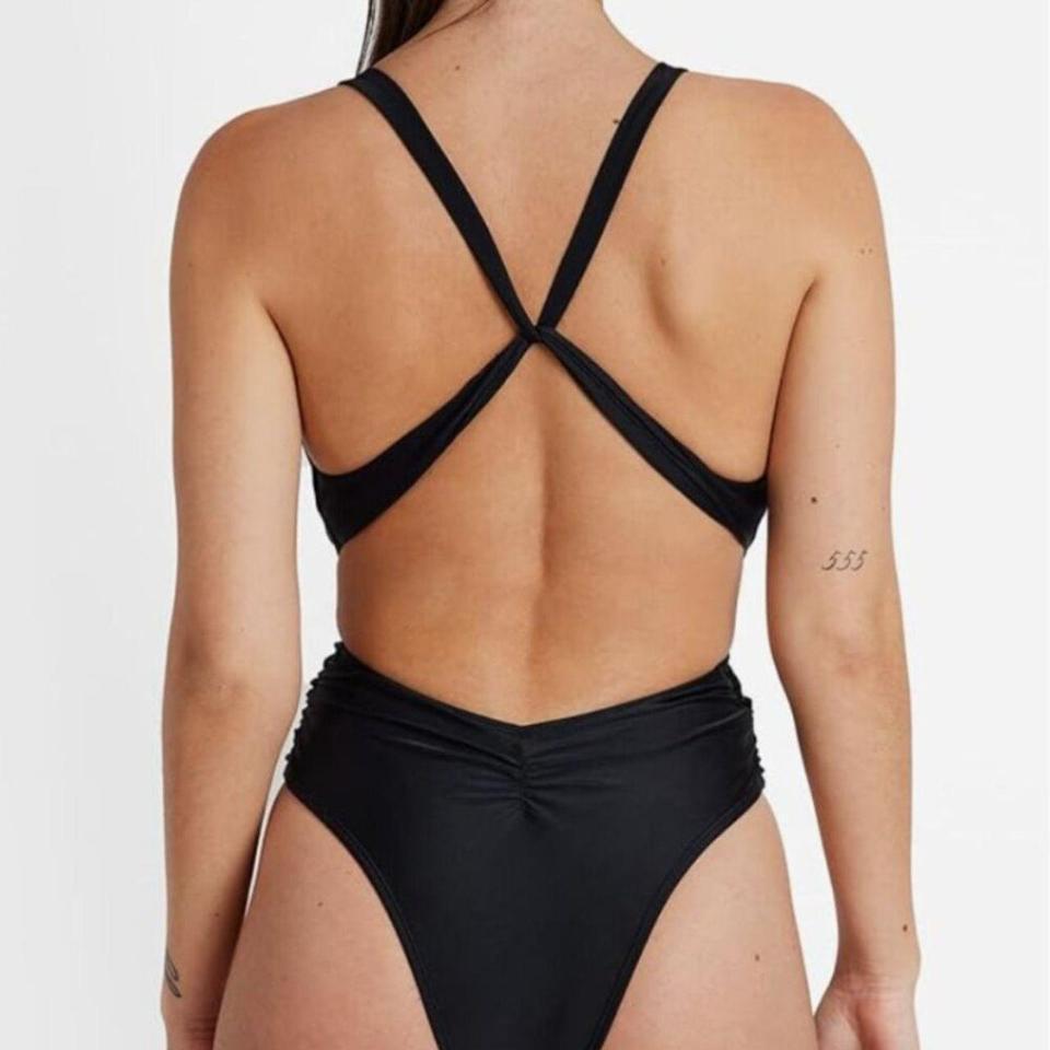 Cupshe Black One Piece Swimsuit 291b 3