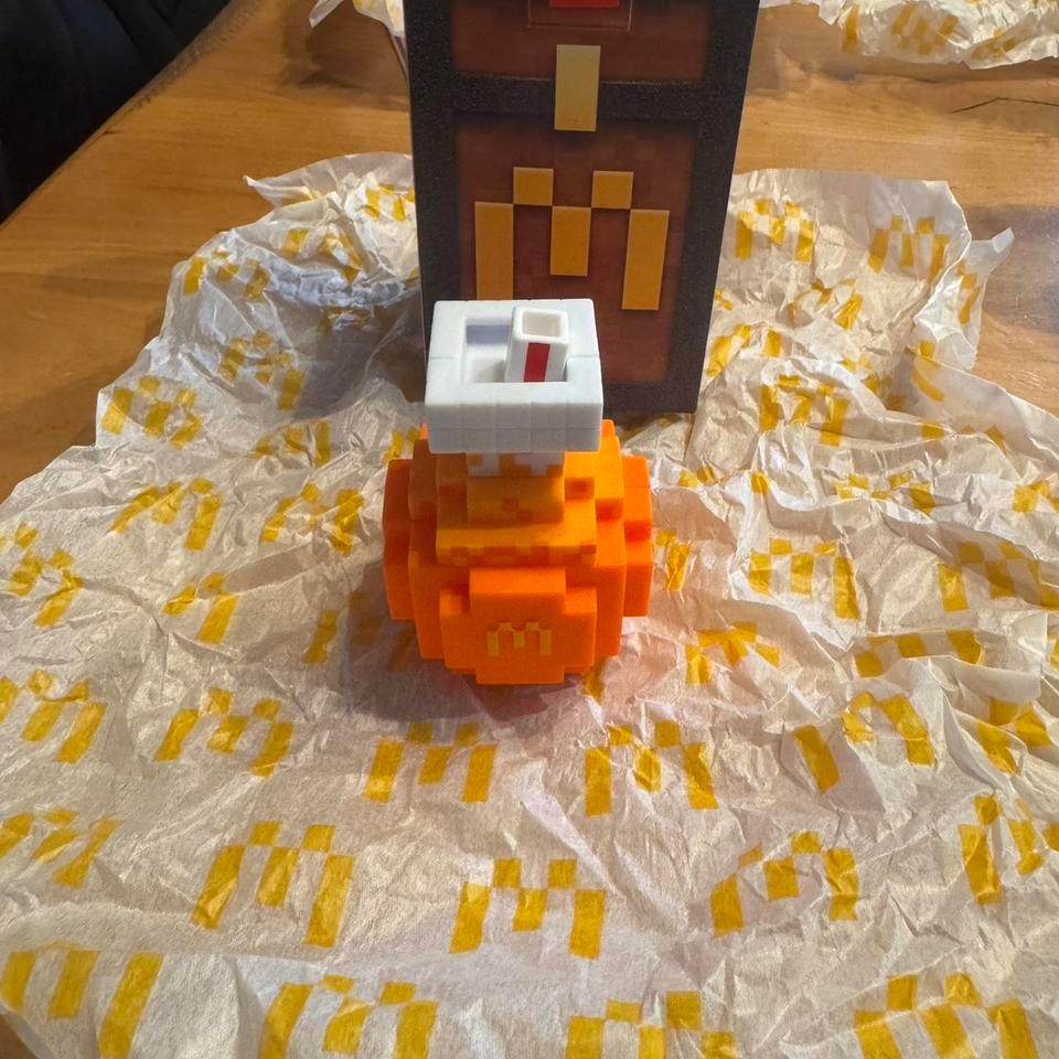 Mcdonalds Minecraft Collectibles Set Of 3