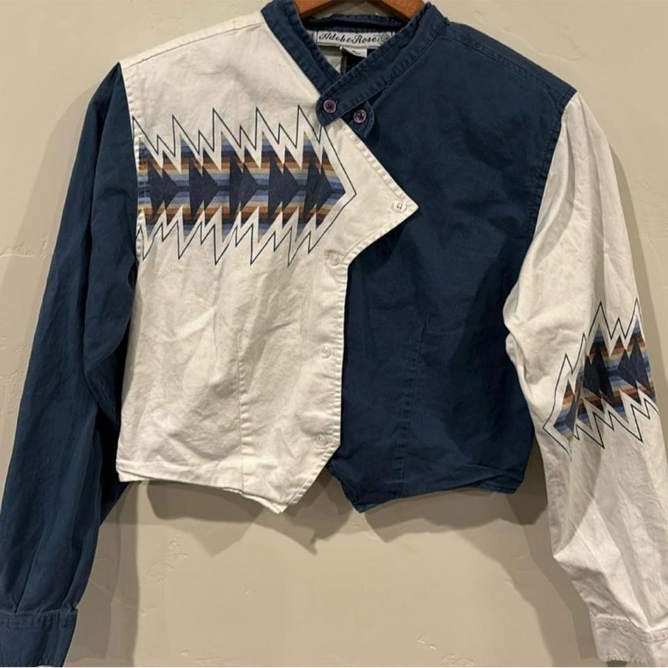 Adobe Rose Vintage 80s90s Western 5334