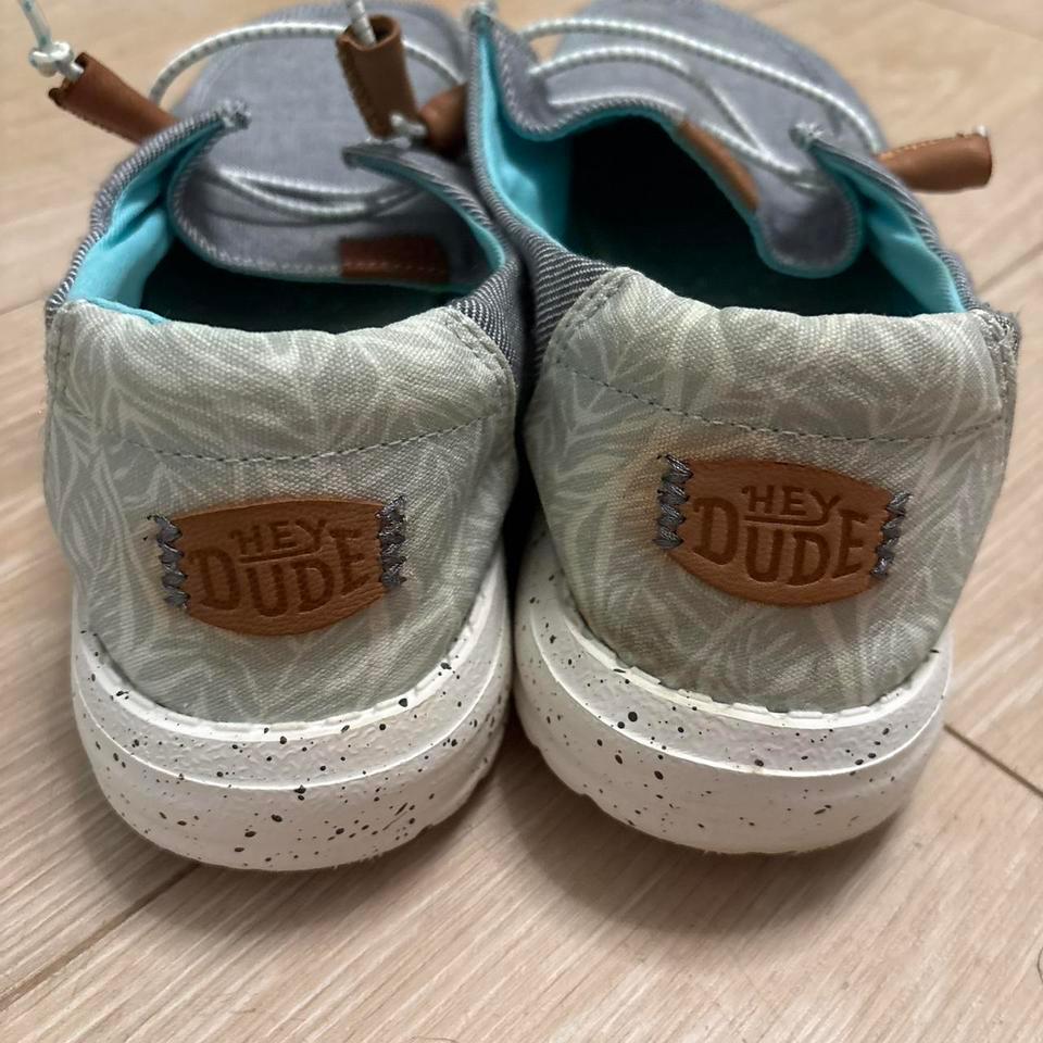 Hey Dude Grey Canvas Boat 8e2b 3